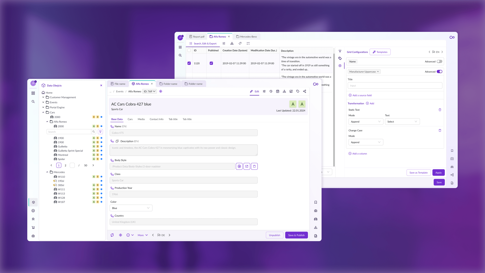 Introducing Pimcore Studio - Space Pattern Collection - Desktop Quality